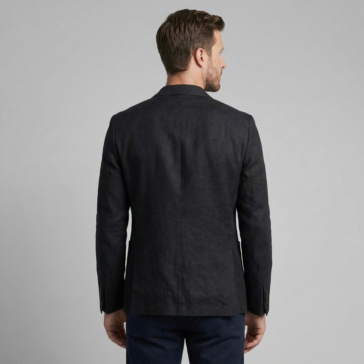 LIAM™ | Men's Two-Button Linen Blazer