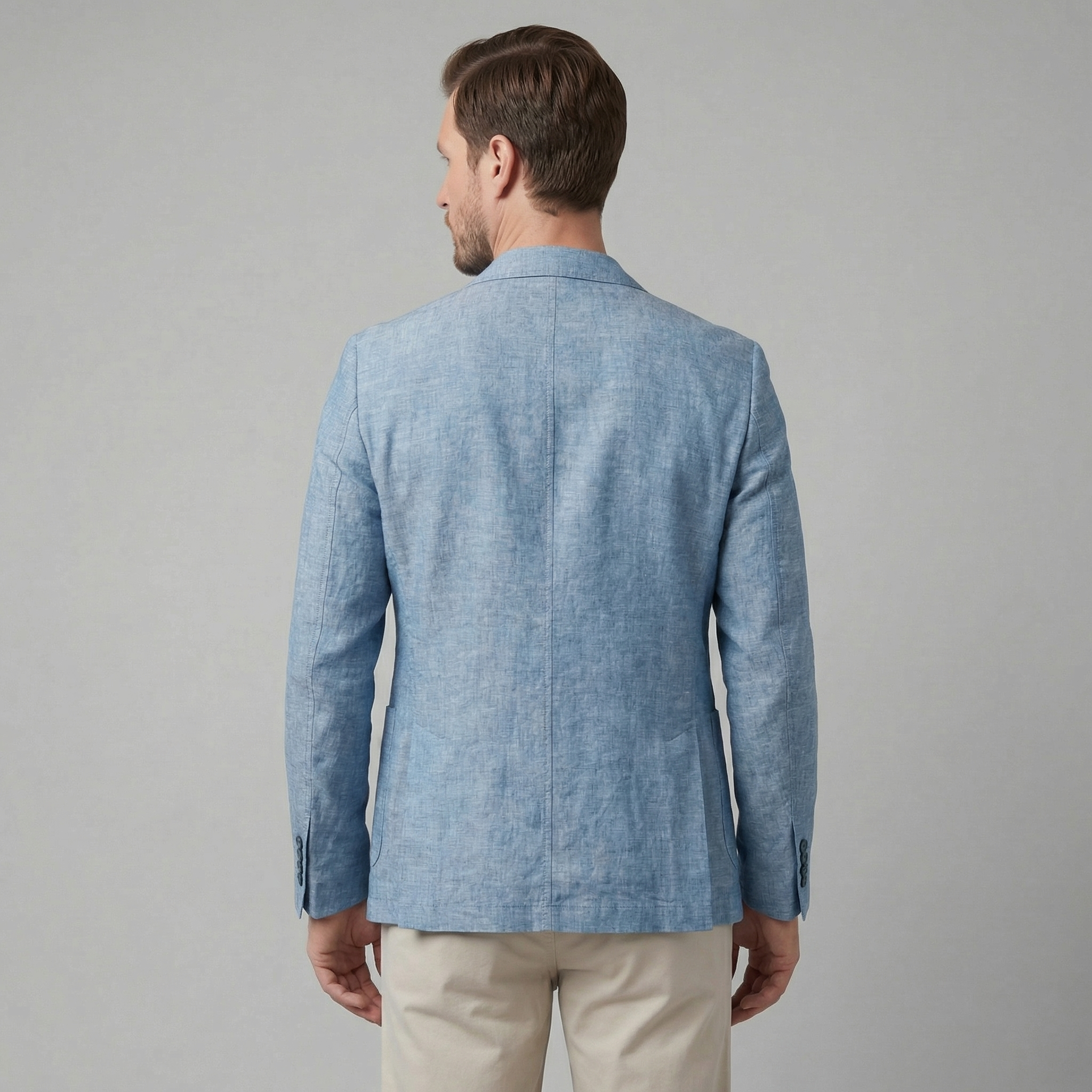 LIAM™ | Men's Two-Button Linen Blazer