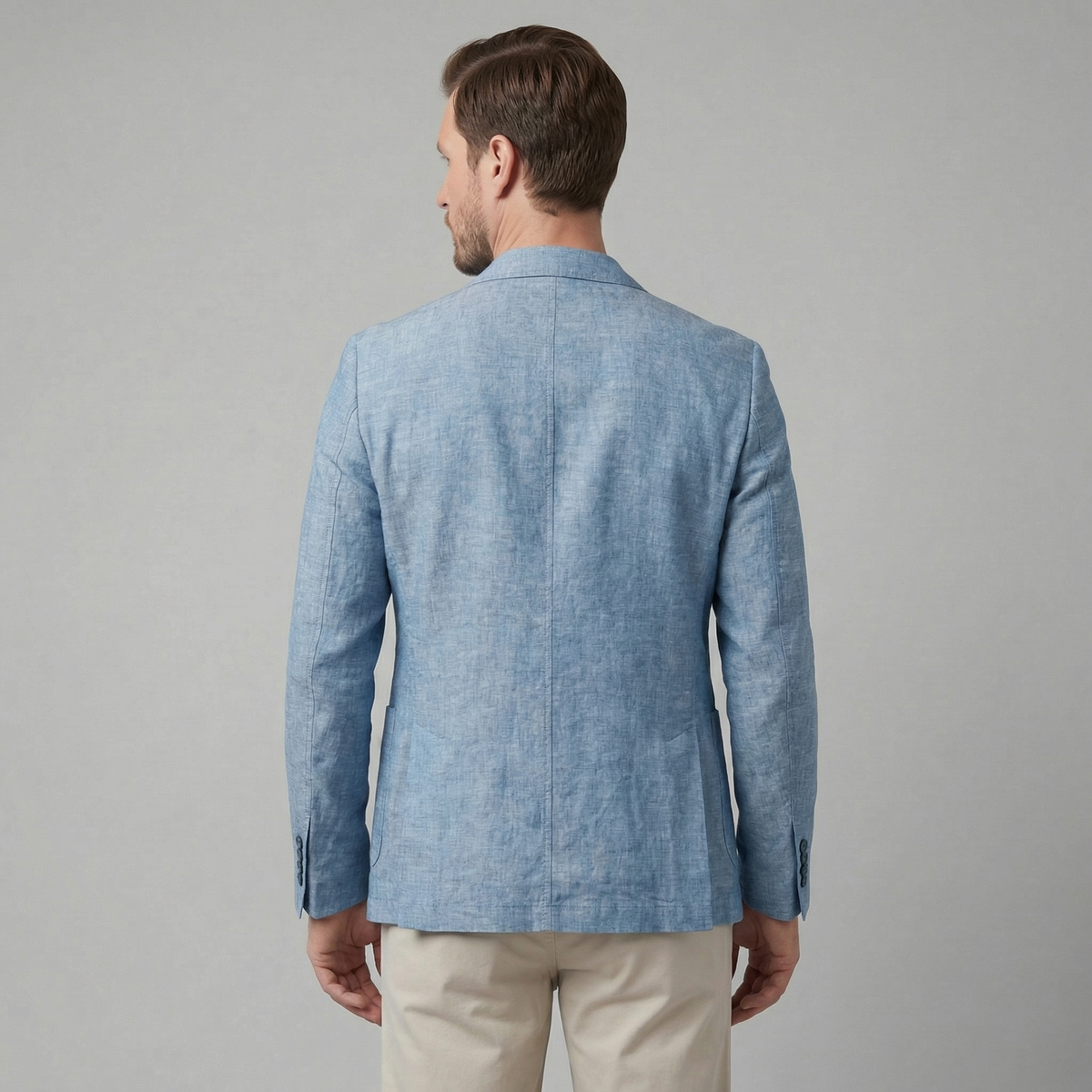 LIAM™ | Men's Two-Button Linen Blazer