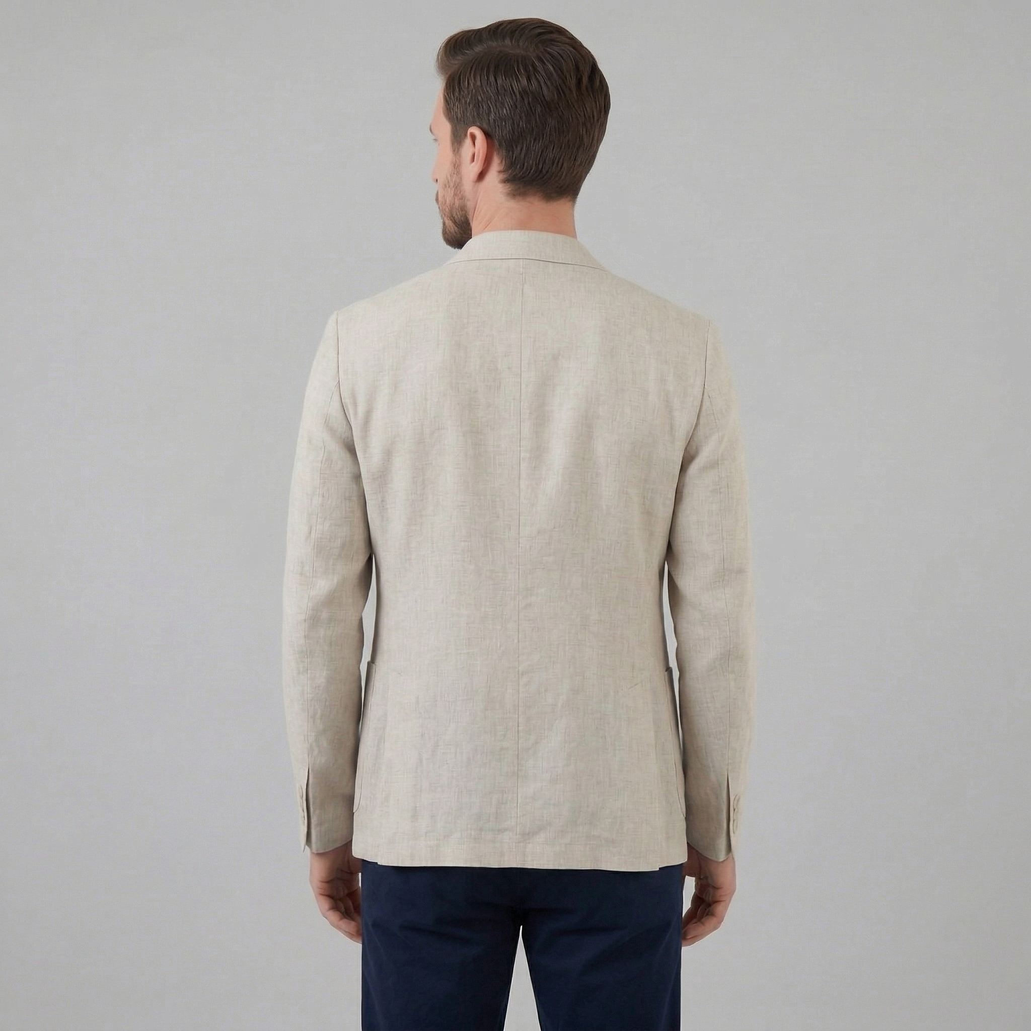 LIAM™ | Men's Two-Button Linen Blazer