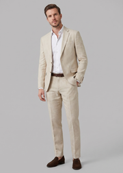 LIAM™ | Men's Linen Blend Two-Piece Suit