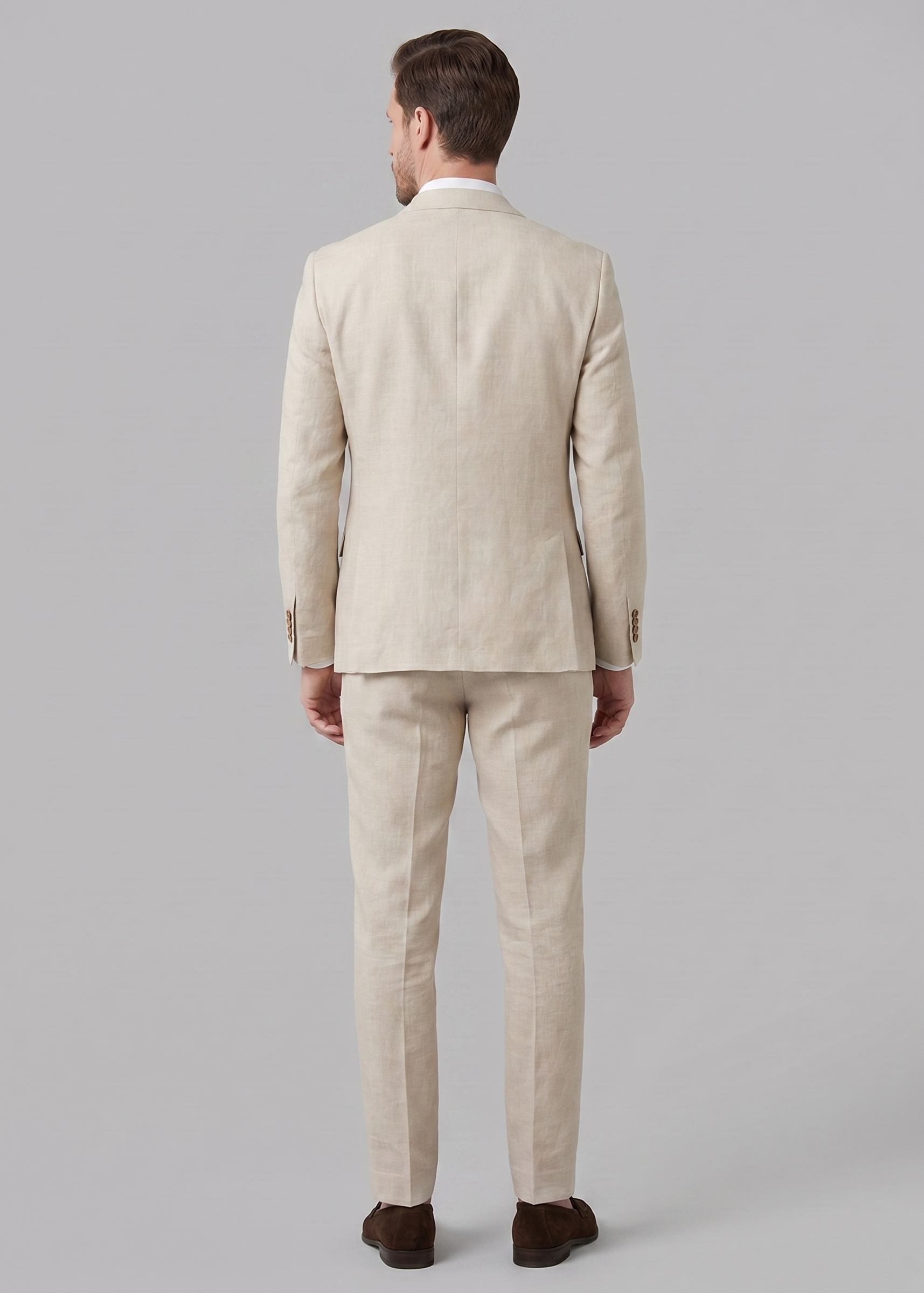 LIAM™ | Men's Linen Blend Two-Piece Suit