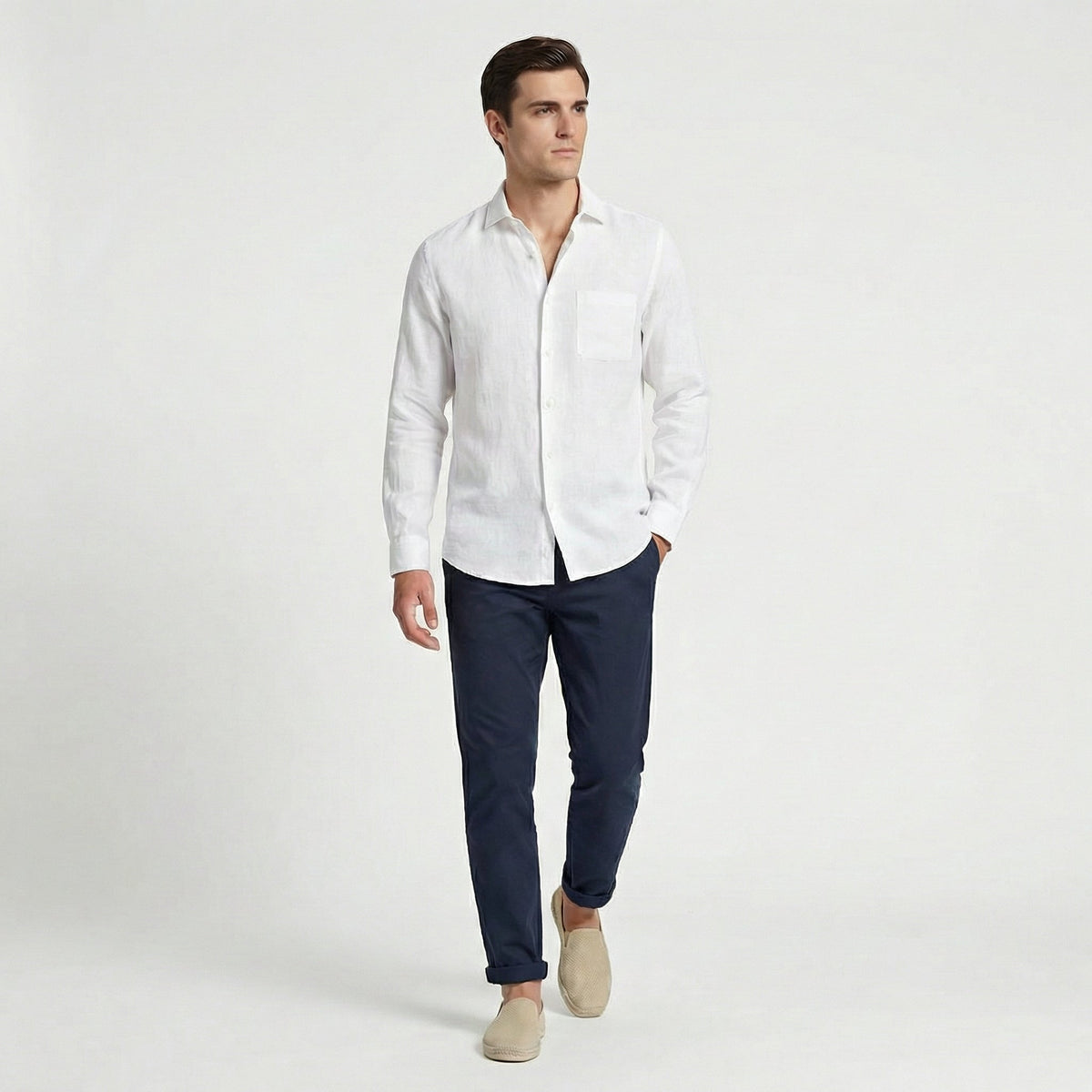 LIAM™ | Men's Relaxed Linen Shirt
