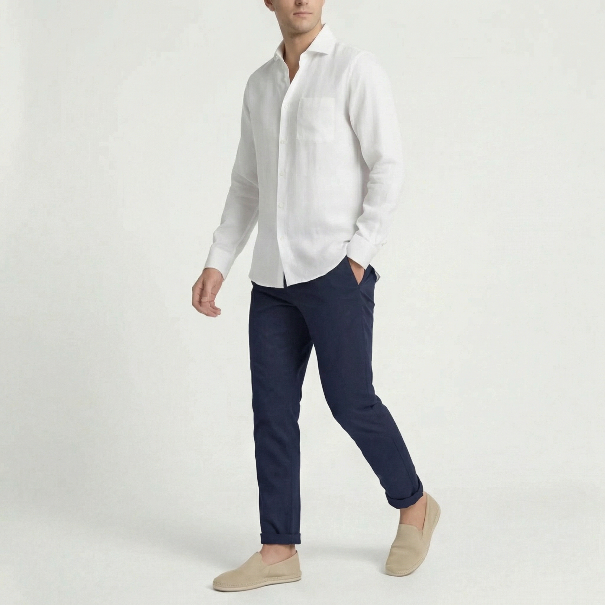 LIAM™ | Men's Relaxed Linen Shirt
