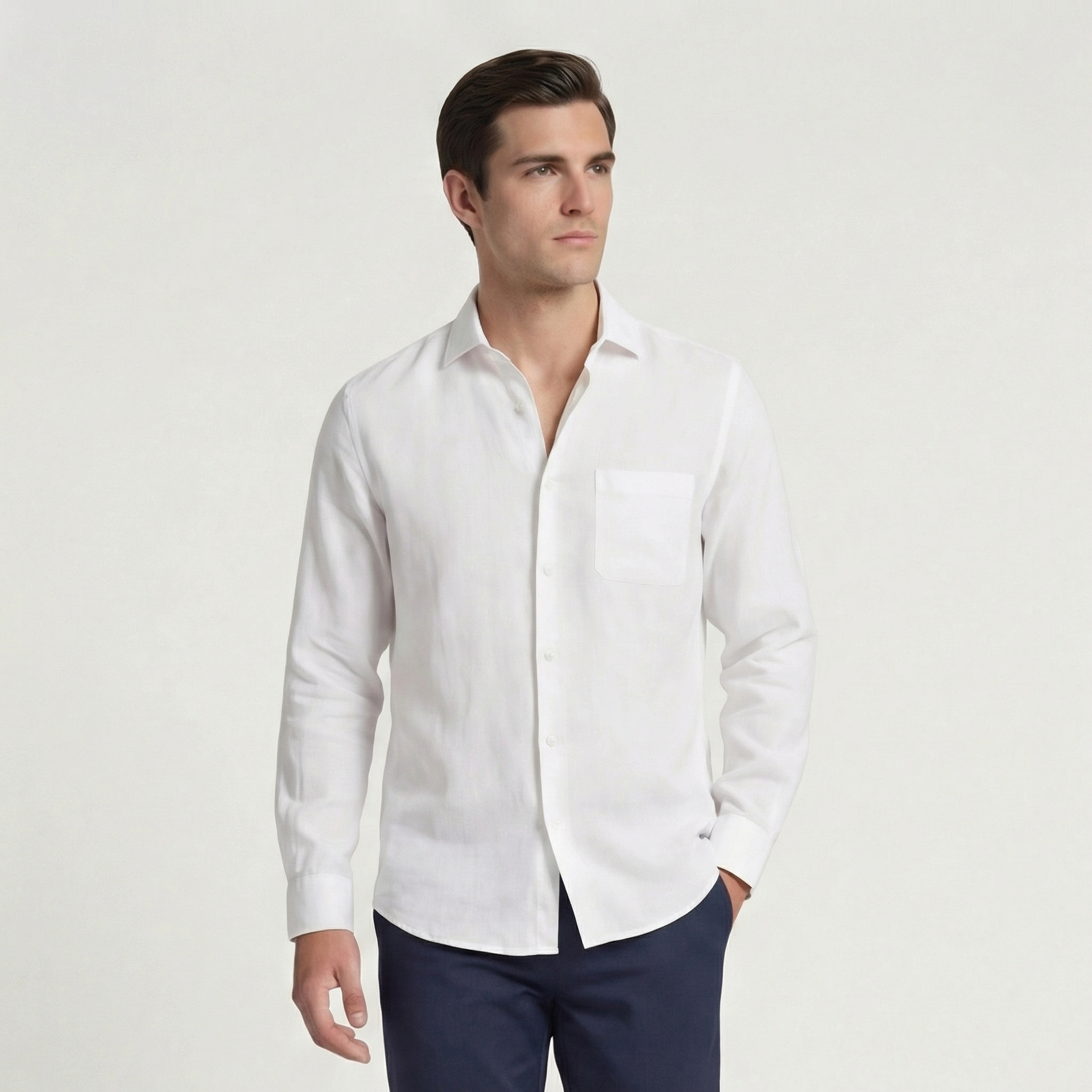 LIAM™ | Men's Relaxed Linen Shirt