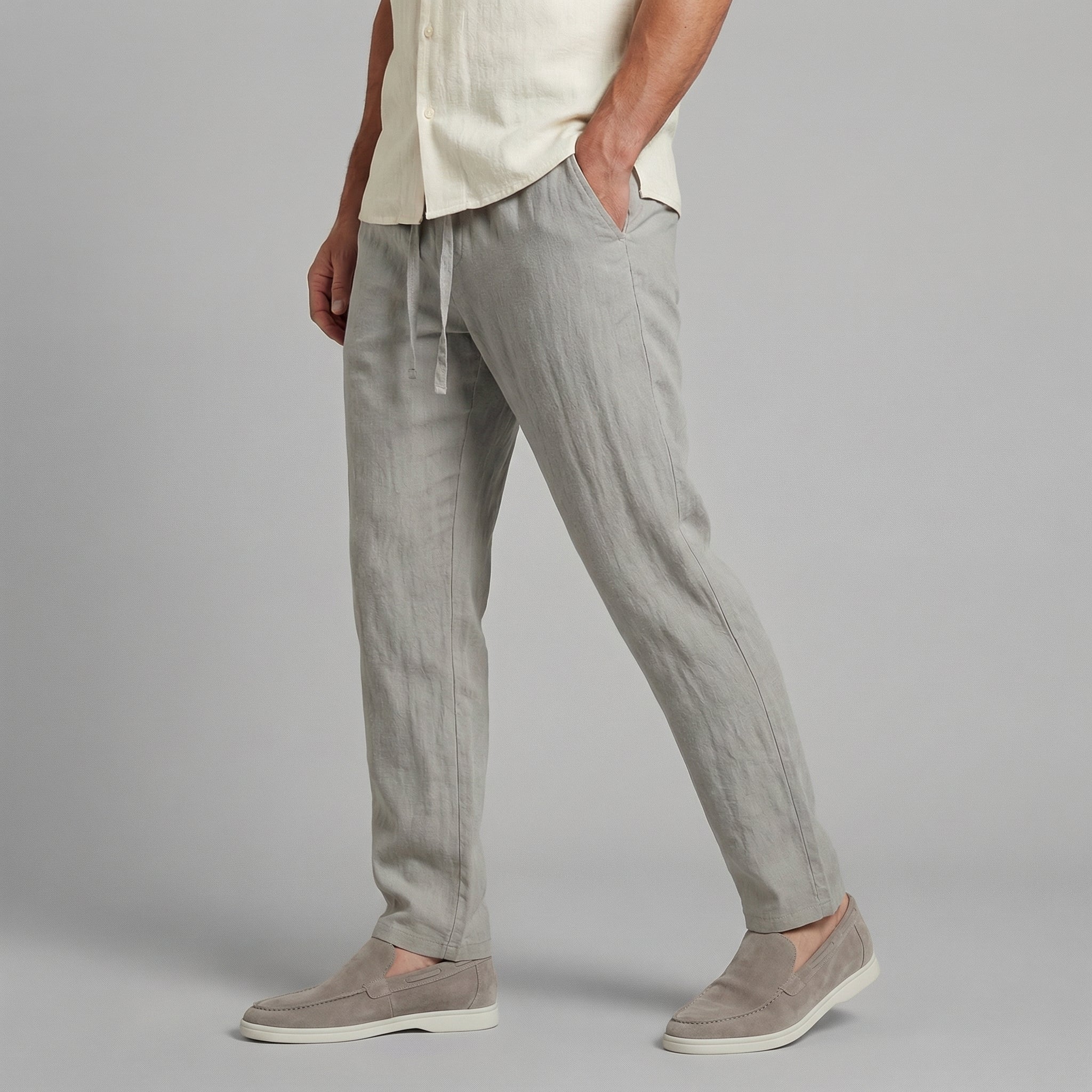 LIAM™ | Men's Casual Linen Pull-On Pants