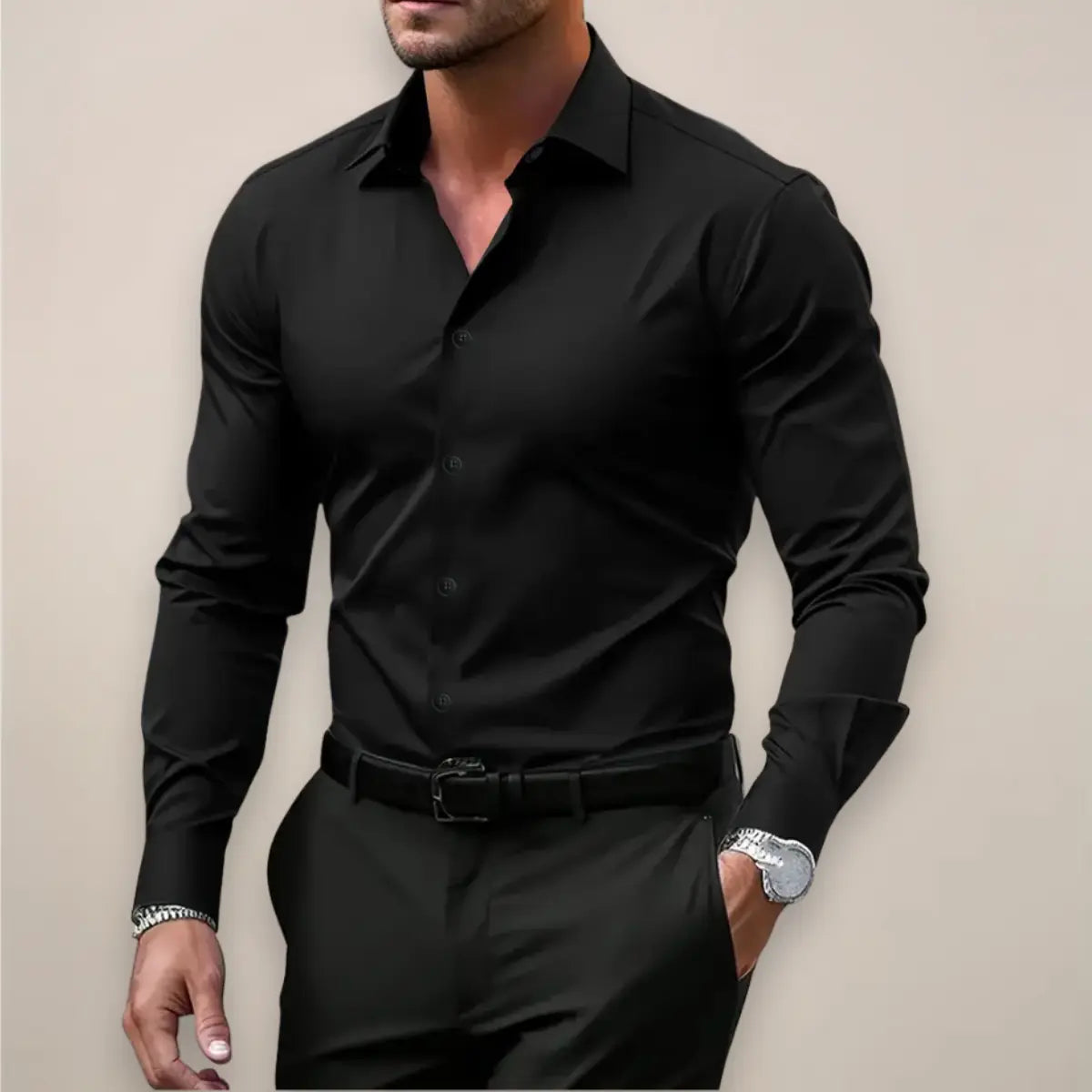 LIAM™ | Stretch Long-Sleeve