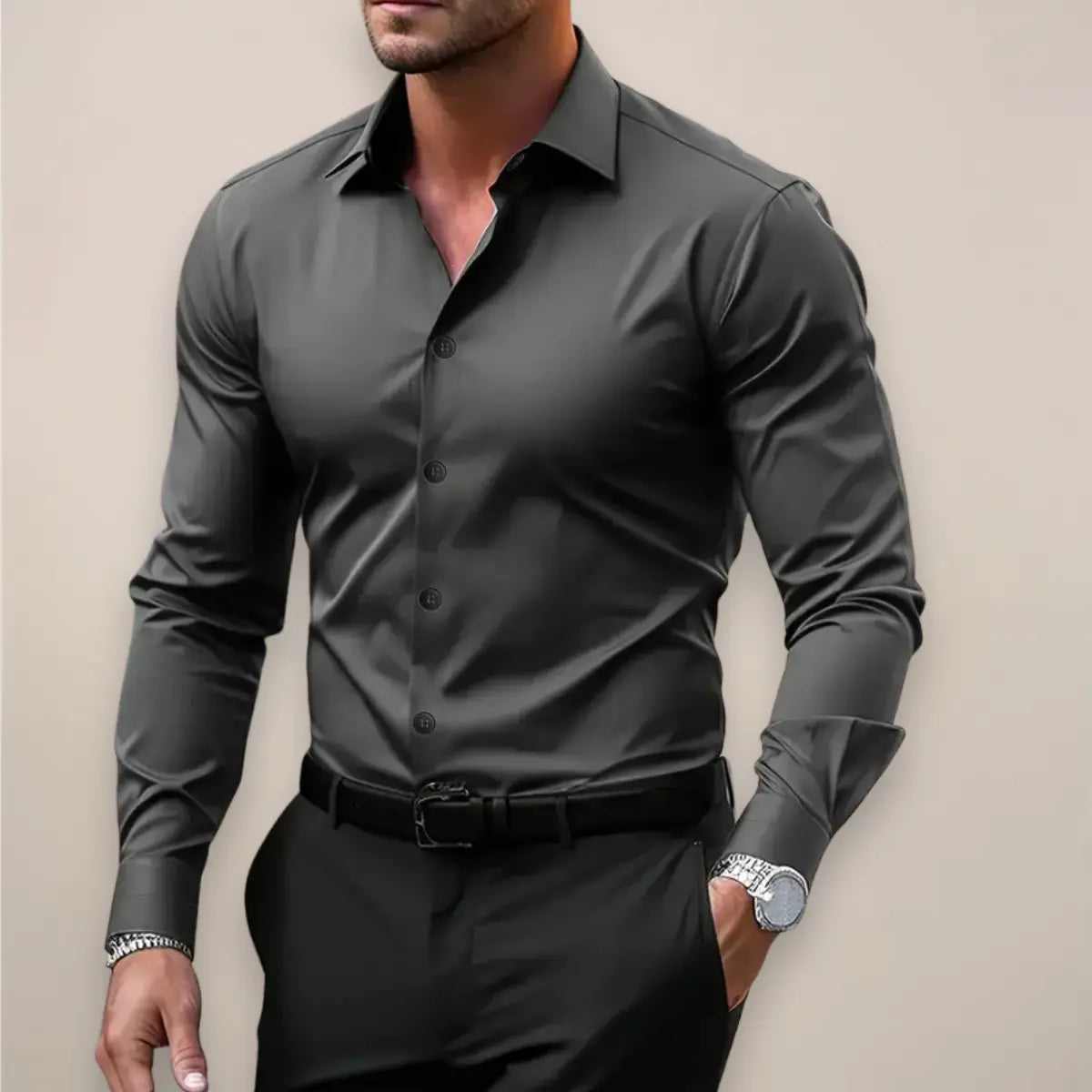 LIAM™ | Stretch Long-Sleeve
