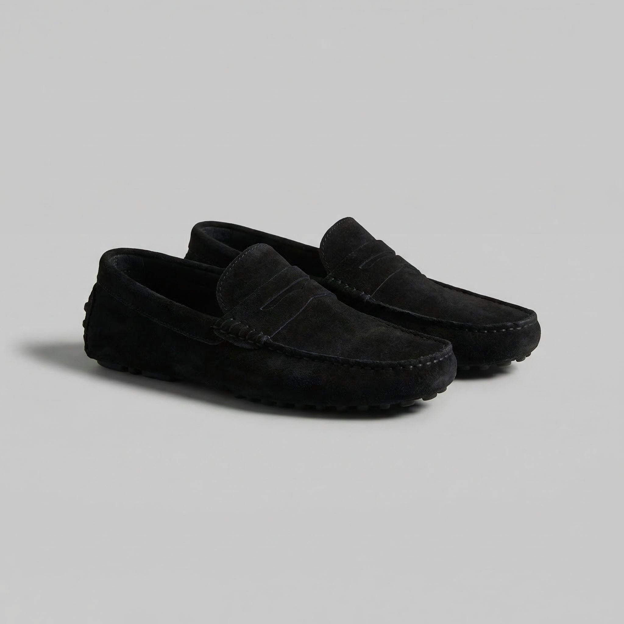 LIAM™ | Men's Classic Suede Penny Loafers
