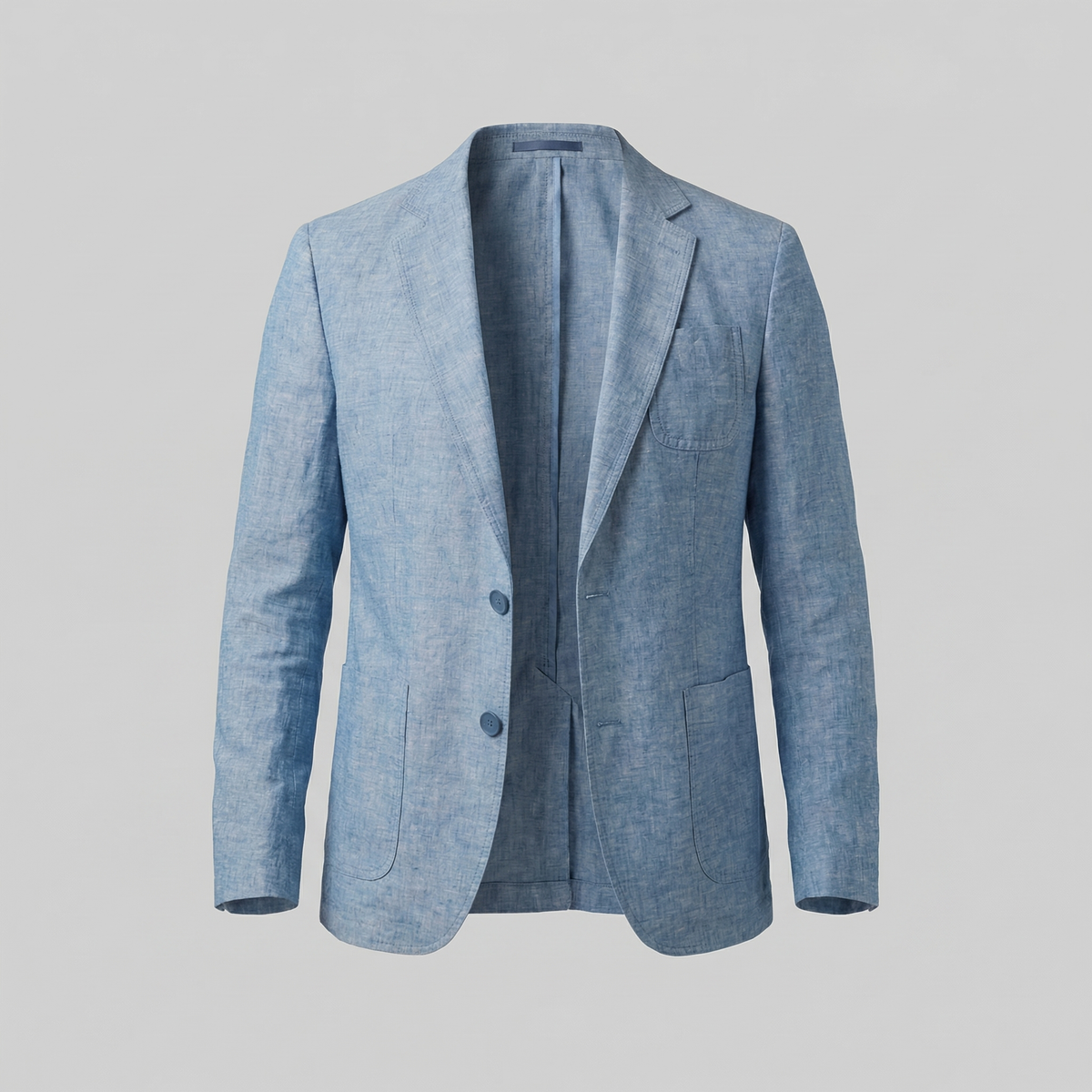 LIAM™ | Men's Two-Button Linen Blazer