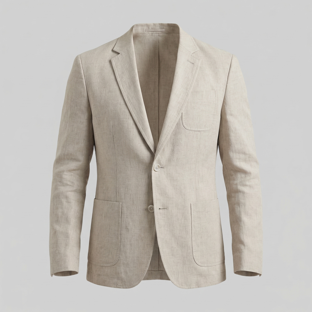 LIAM™ | Men's Two-Button Linen Blazer