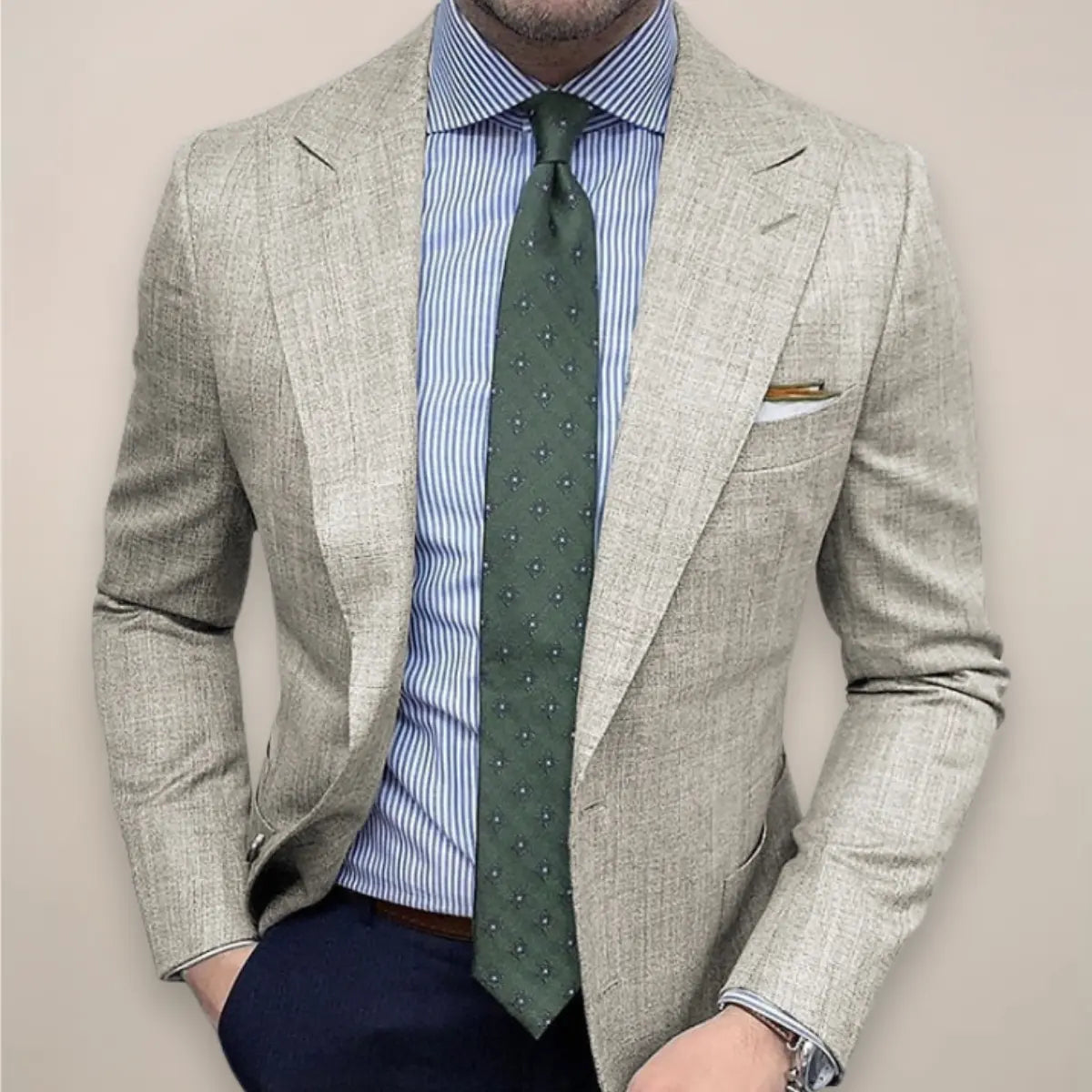 LIAM™ | Linen Blazer