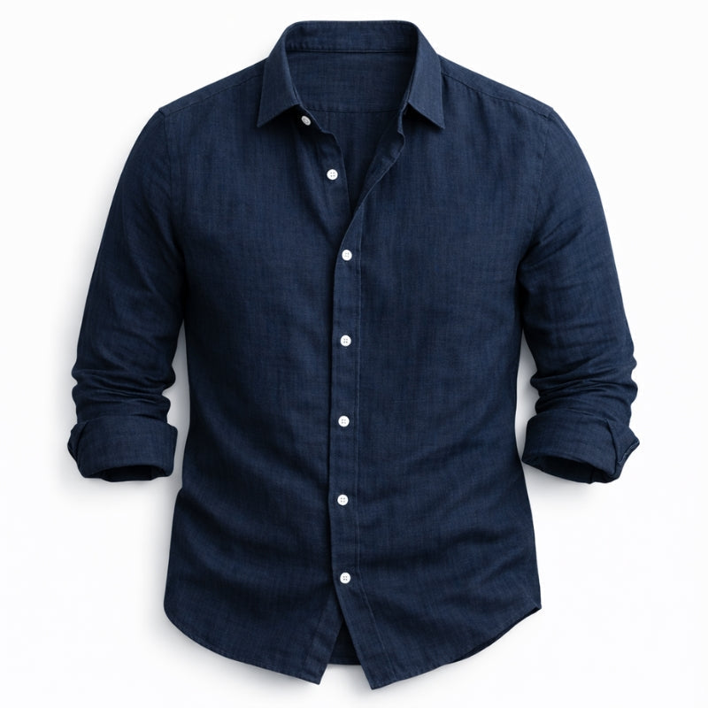LIAM™ | Men's Cotton-Linen Longsleeve