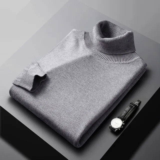 LIAM™ | LONG SLEEVE TURTLENECK SWEATER FOR MEN