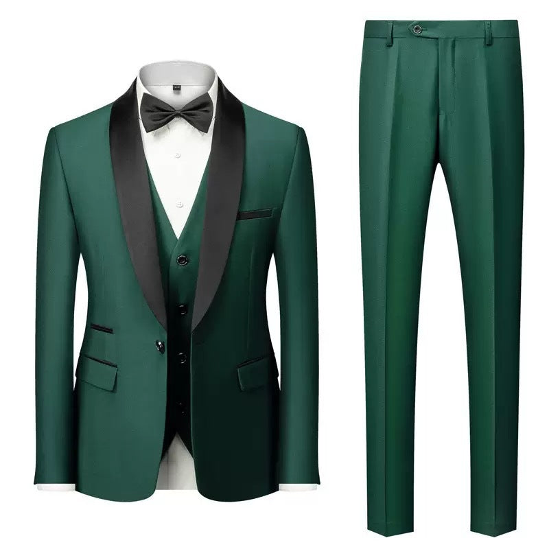 LIAM™ | Men's Satin-Trim Evening Tuxedo