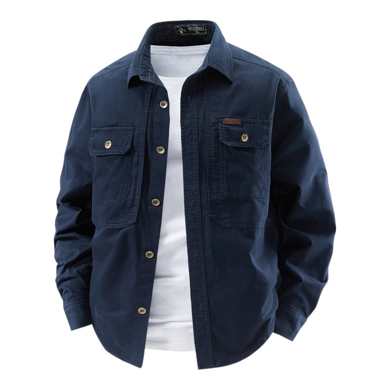LIAM™ | LONG SLEEVE UTILITY SHIRT FOR MEN