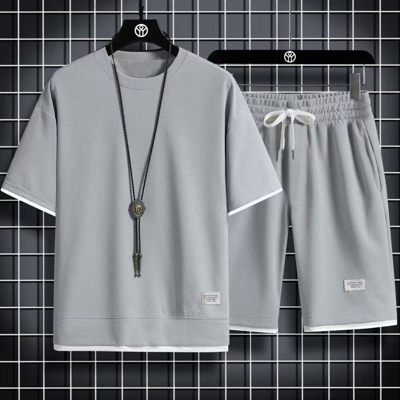 LIAM™ | Men's Tee Shorts Set