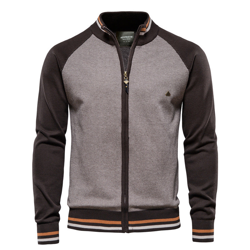 LIAM™ | Zip-Up Knit Jacket