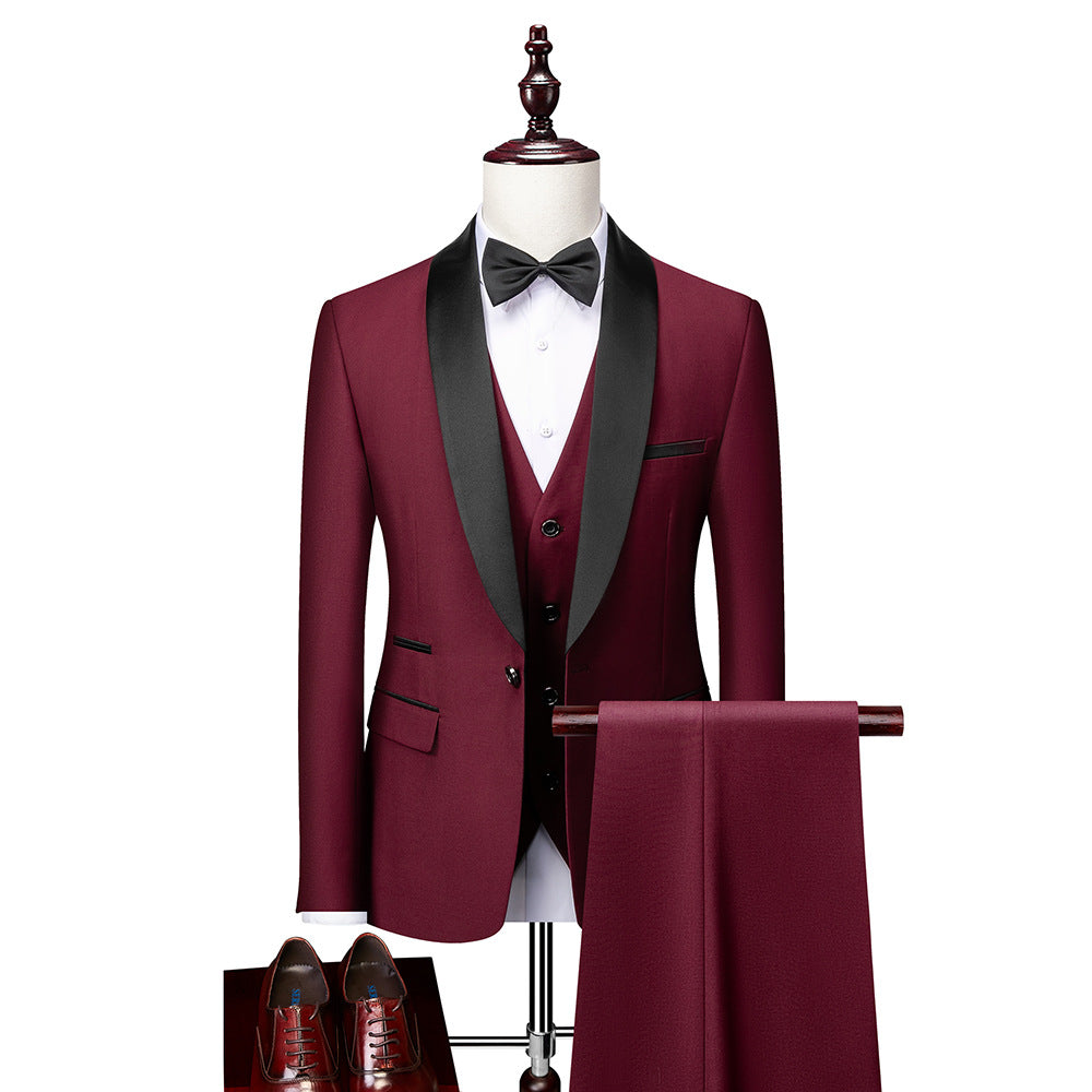 LIAM™ | Men's Satin-Trim Evening Tuxedo