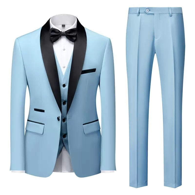 LIAM™ | Men's Satin-Trim Evening Tuxedo