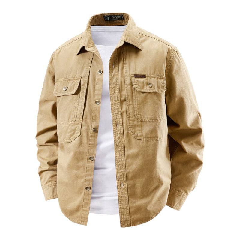 LIAM™ | LONG SLEEVE UTILITY SHIRT FOR MEN