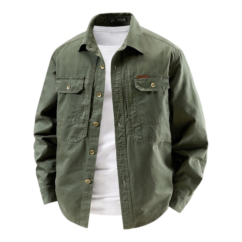 LIAM™ | LONG SLEEVE UTILITY SHIRT FOR MEN