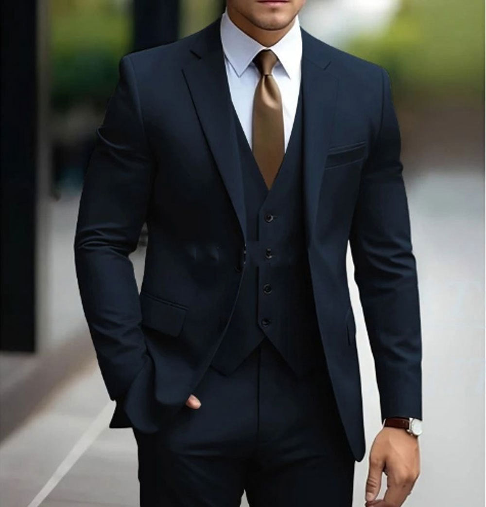 LIAM™ | Men's Waistcoat & Blazer Suit