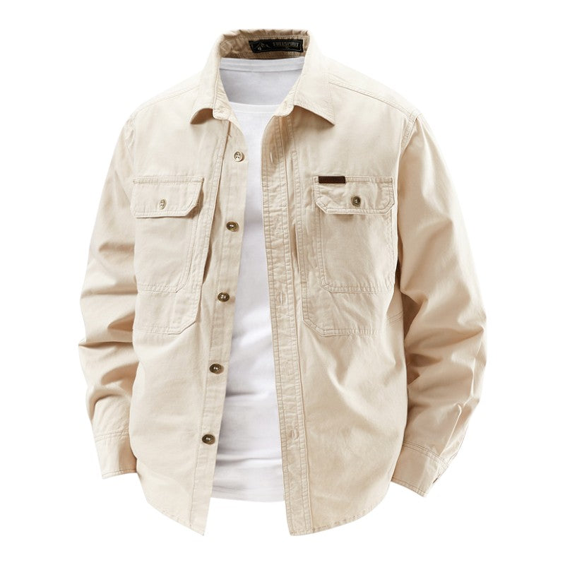 LIAM™ | LONG SLEEVE UTILITY SHIRT FOR MEN