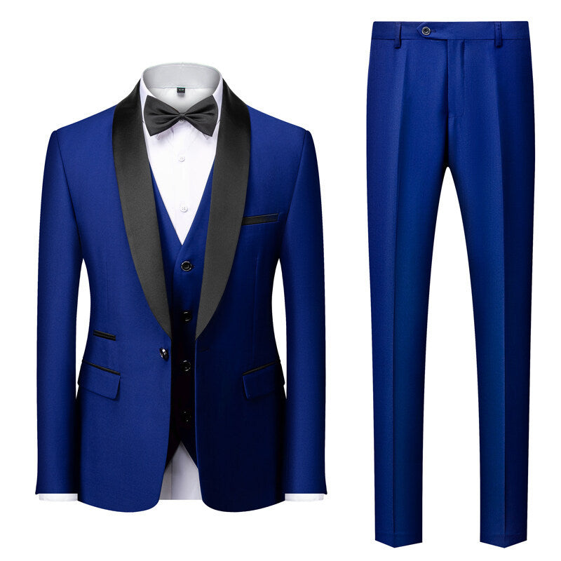 LIAM™ | Men's Satin-Trim Evening Tuxedo