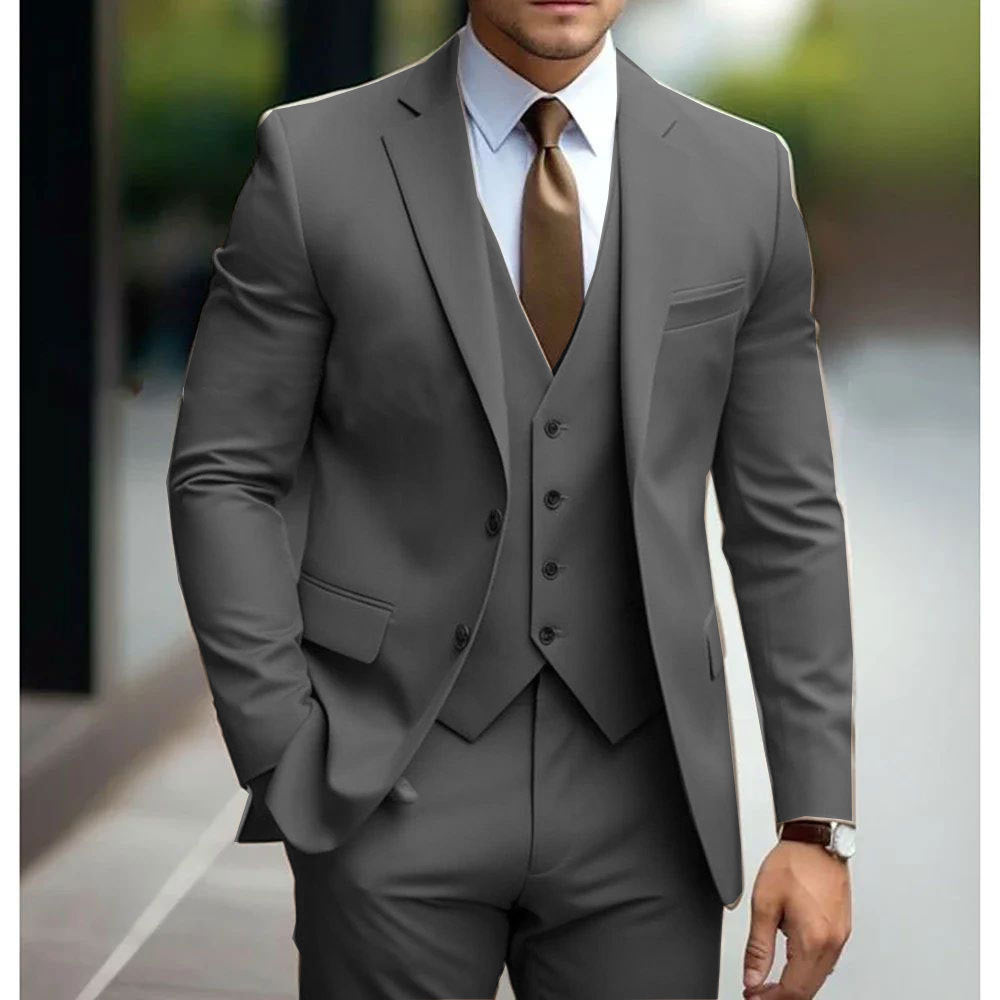 LIAM™ | Men's Waistcoat & Blazer Suit