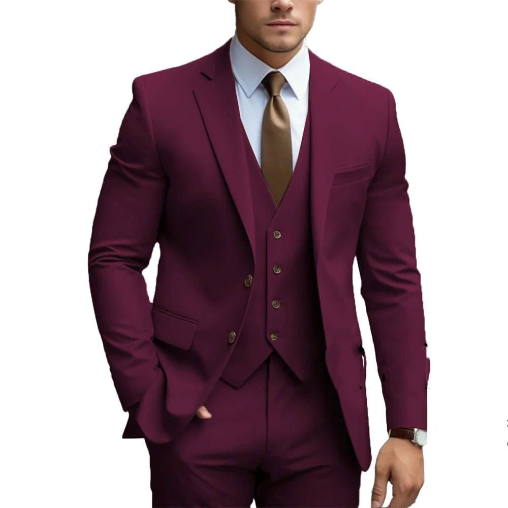LIAM™ | Men's Waistcoat & Blazer Suit