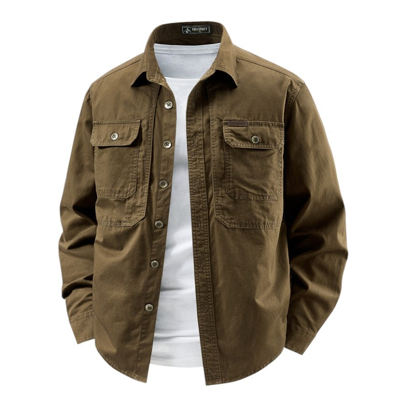 LIAM™ | LONG SLEEVE UTILITY SHIRT FOR MEN