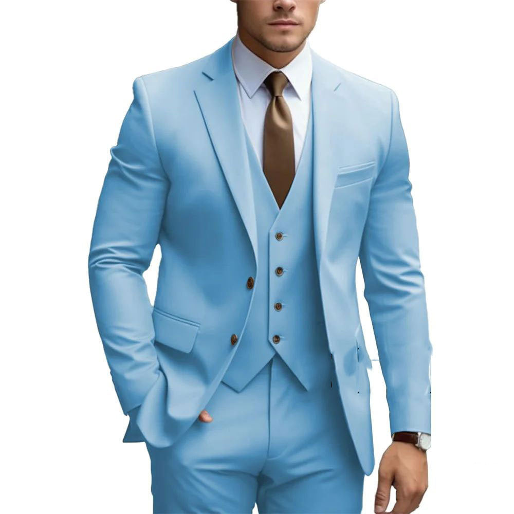LIAM™ | Men's Waistcoat & Blazer Suit