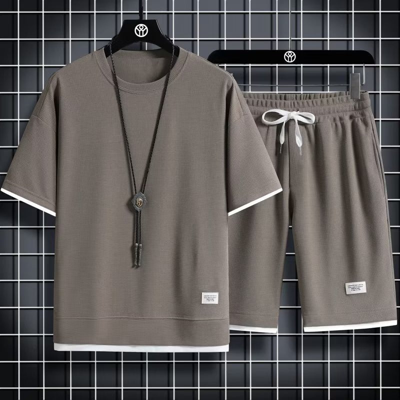 LIAM™ | Men's Tee Shorts Set
