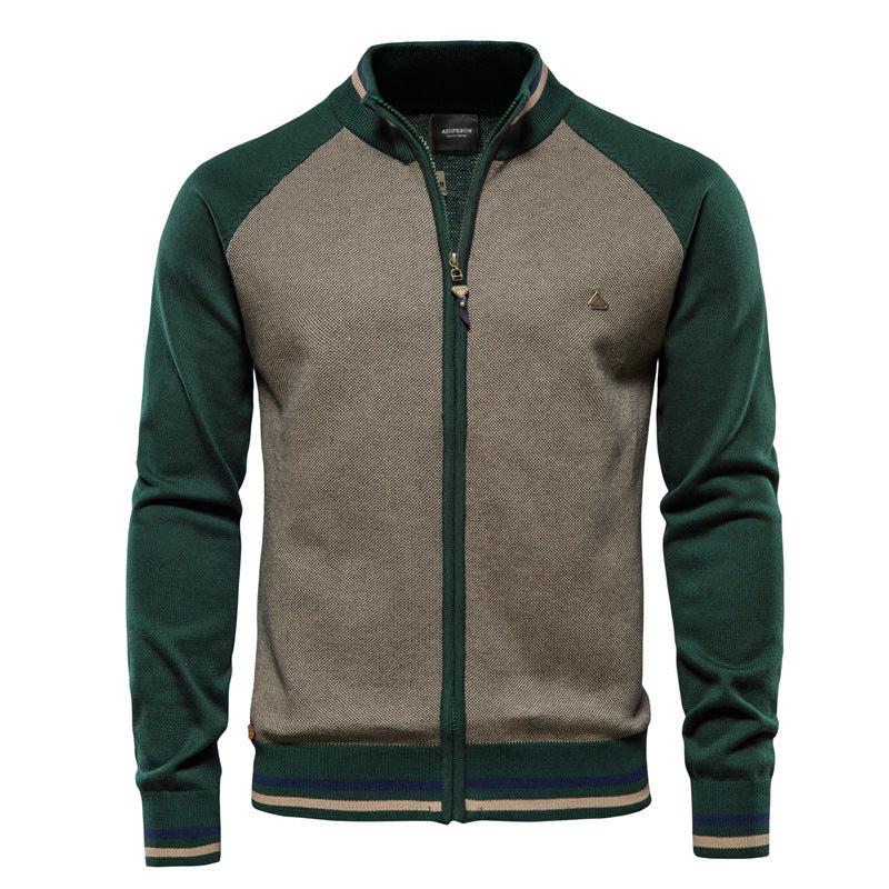 LIAM™ | Zip-Up Knit Jacket