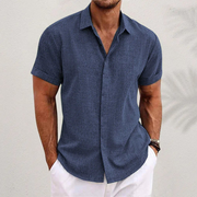 LIAM™ | Linen Short-Sleeve