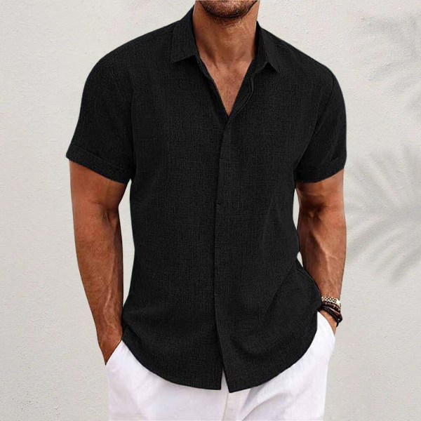 LIAM™ | Linen Short-Sleeve