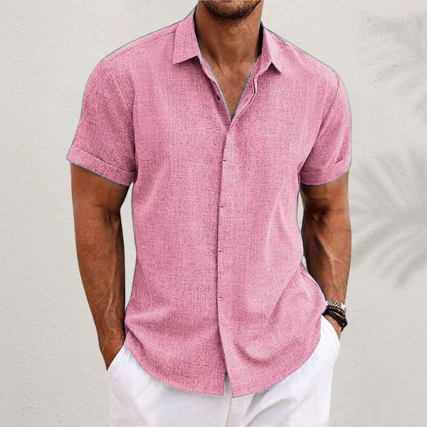 LIAM™ | Linen Short-Sleeve