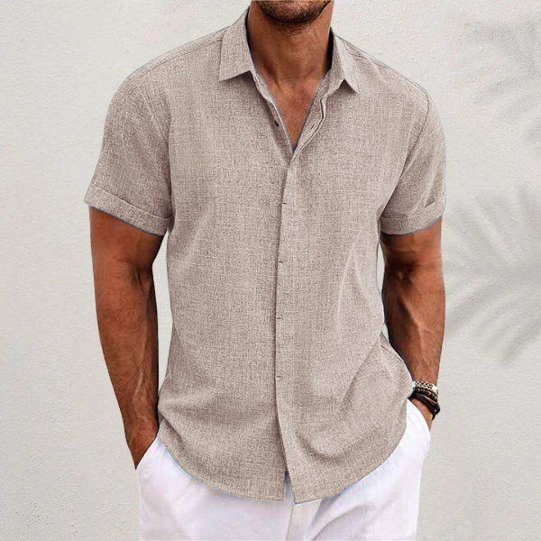 LIAM™ | Linen Short-Sleeve