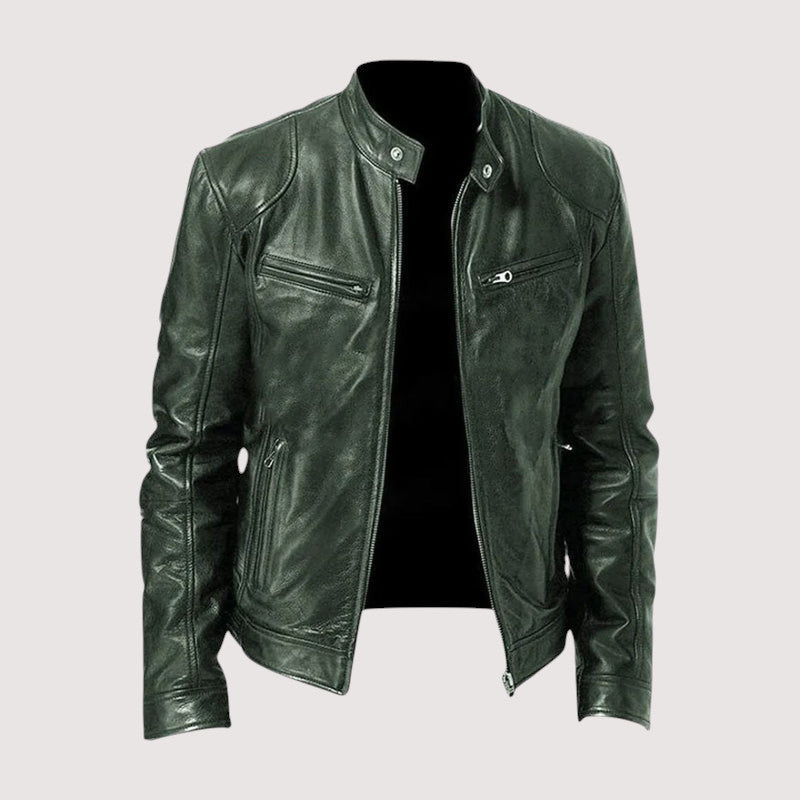 LIAM™ | ELEGANT LEATHER JACKET