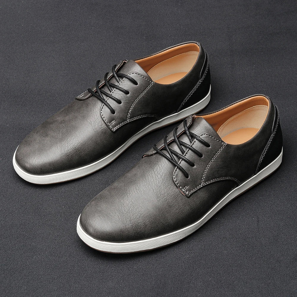 LIAM™ | LEATHER SNEAKERS