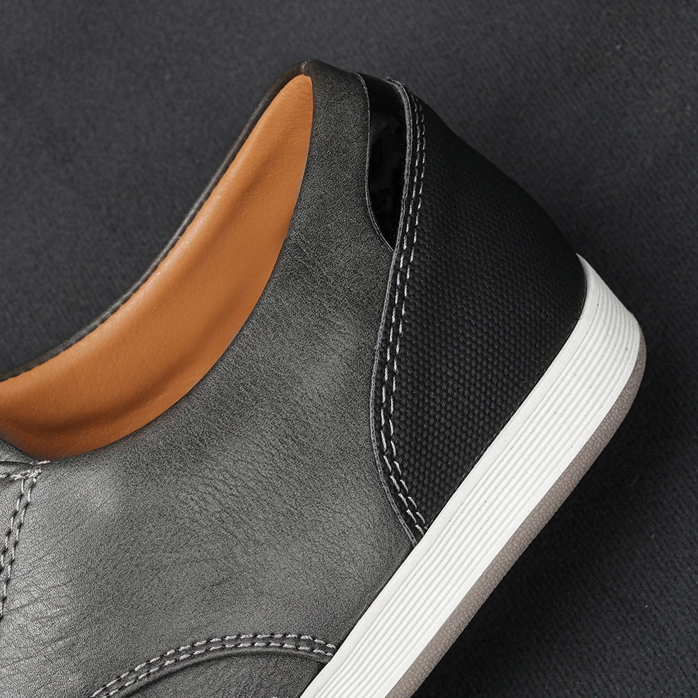 LIAM™ | LEATHER SNEAKERS