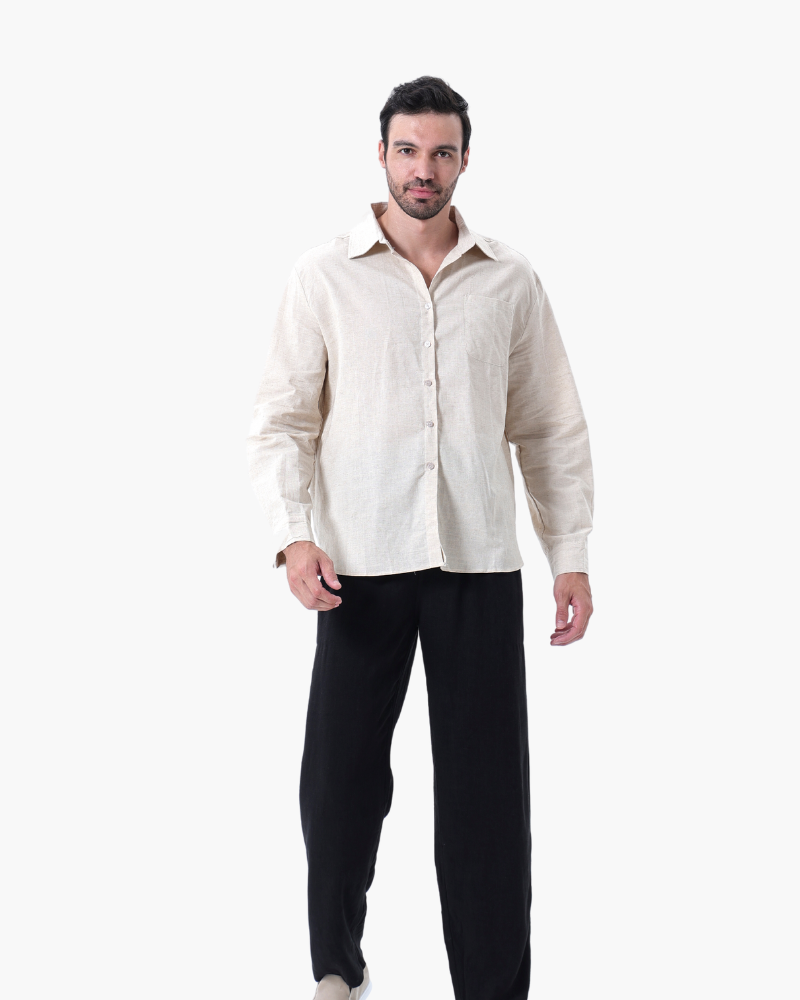 LIAM™ | LINEN COMBO (LONGSLEEVE)