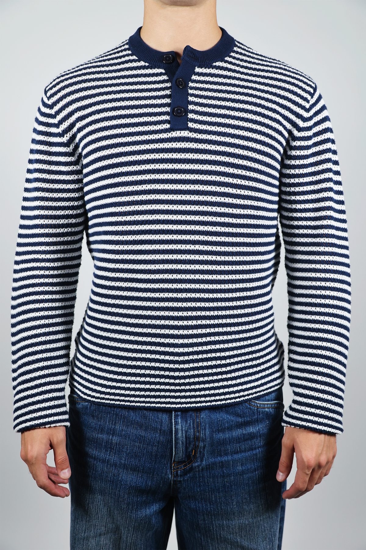 LIAM™ | Knitted Sailor Henley