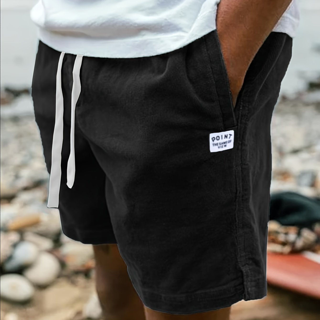 LIAM™ | Ribbed Drawstring Shorts