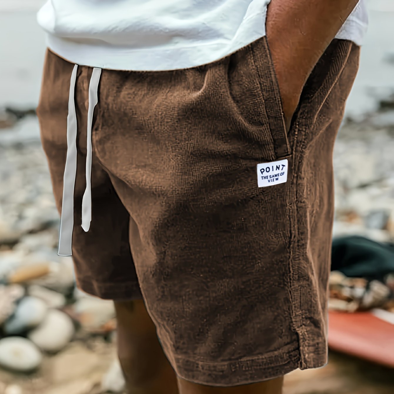 LIAM™ | Ribbed Drawstring Shorts