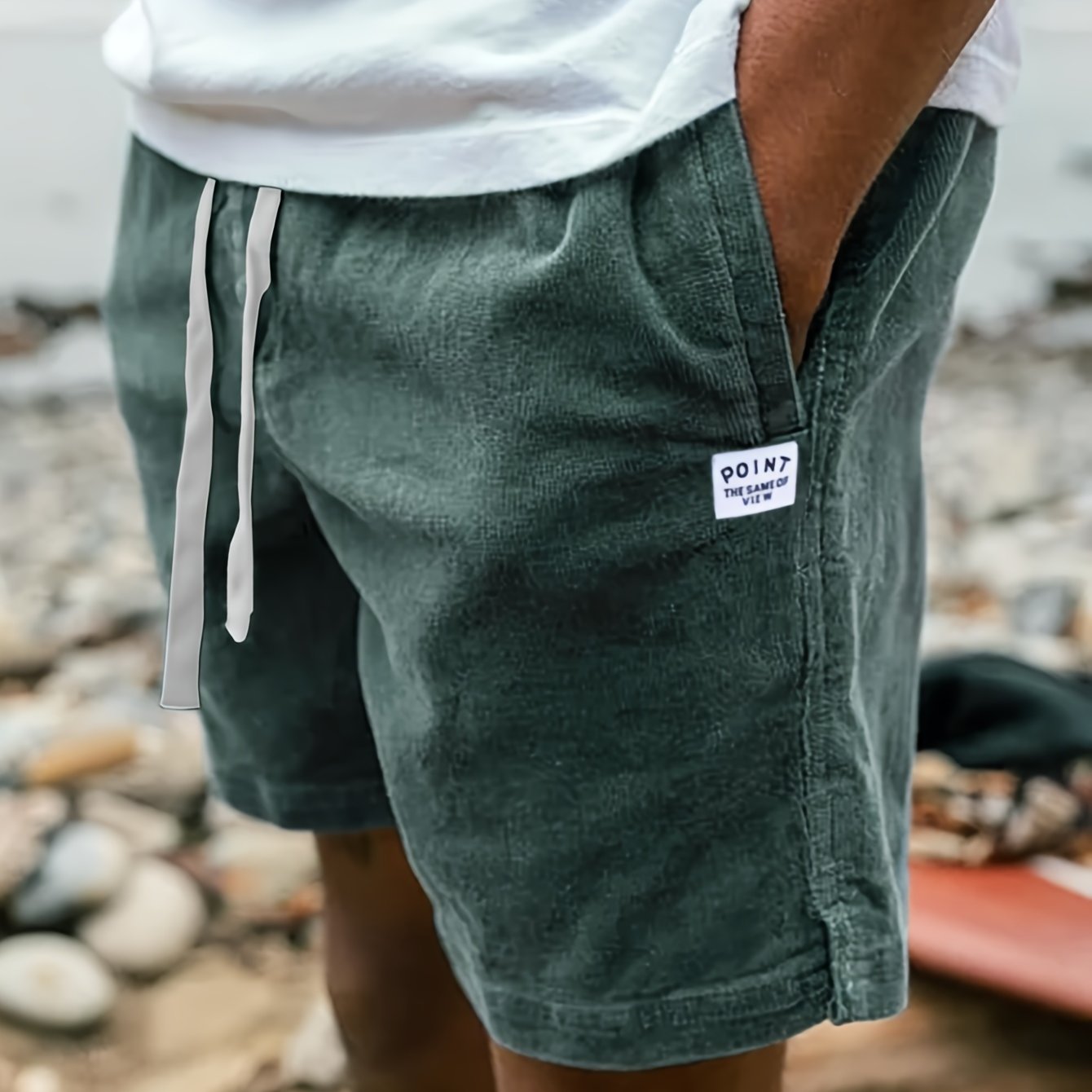LIAM™ | Ribbed Drawstring Shorts