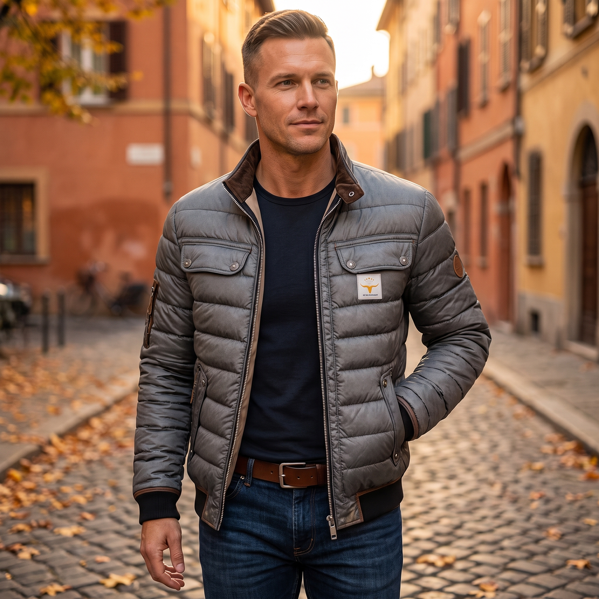 LIAM™ | Dario Vintage Jacket with a Bold Character