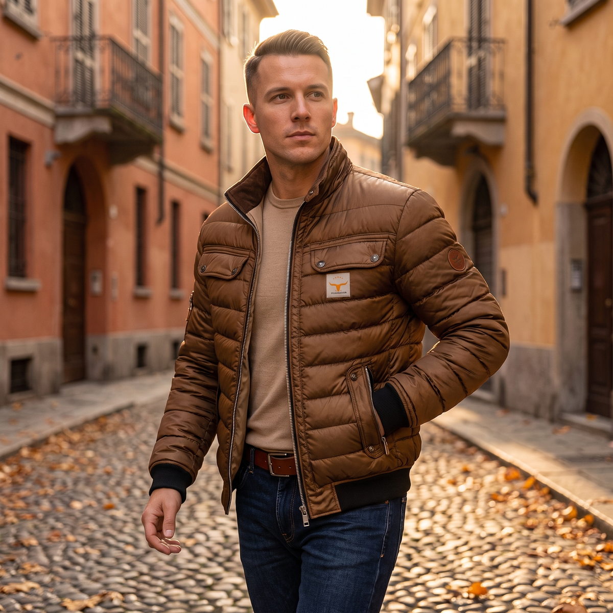 LIAM™ | Dario Vintage Jacket with a Bold Character