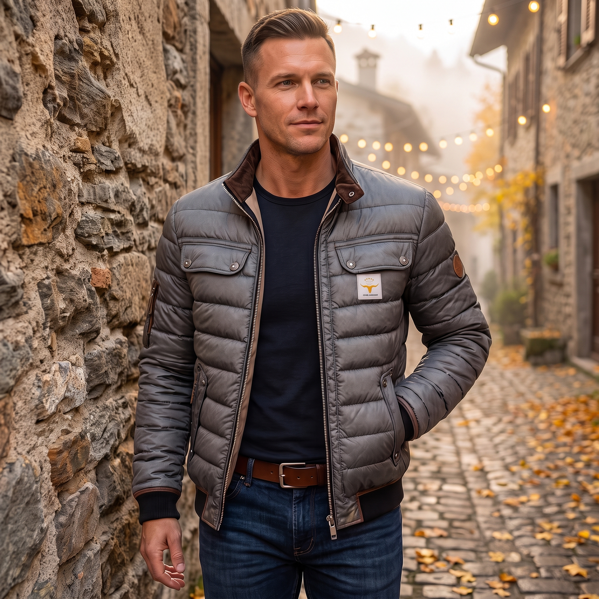 LIAM™ | Dario Vintage Jacket with a Bold Character